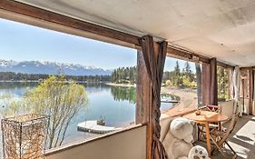 Luxe Lakefront Haven With Mountain Views And Dock